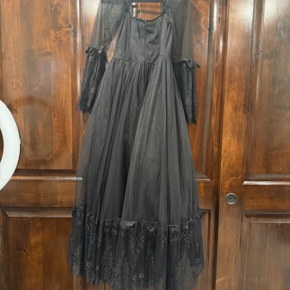 Dolls Kill Widow Dance With Death Maxi Dress - Picture 5 of 7